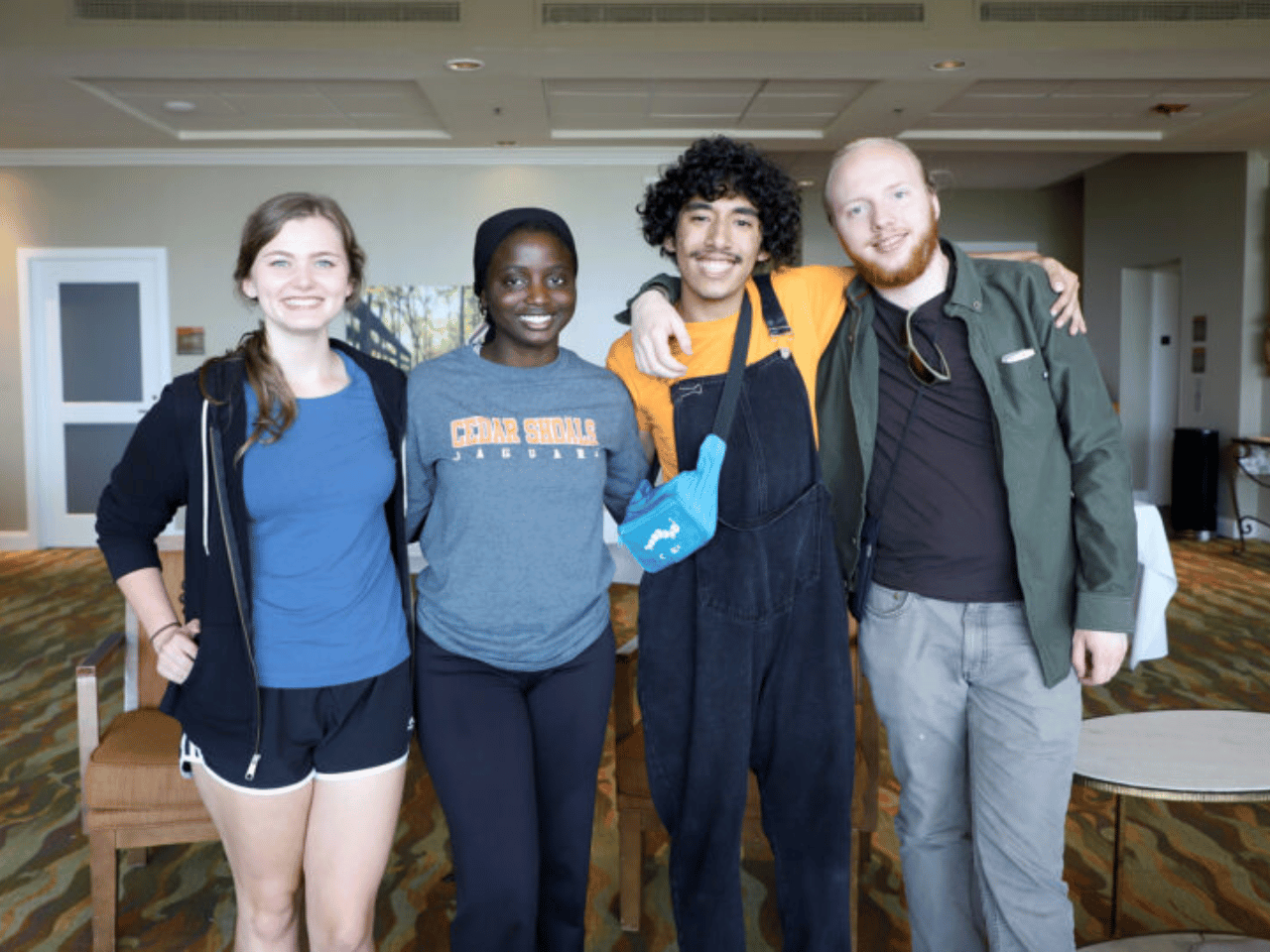 Athens native UGA Foundation Fellows students pose for a group picture.