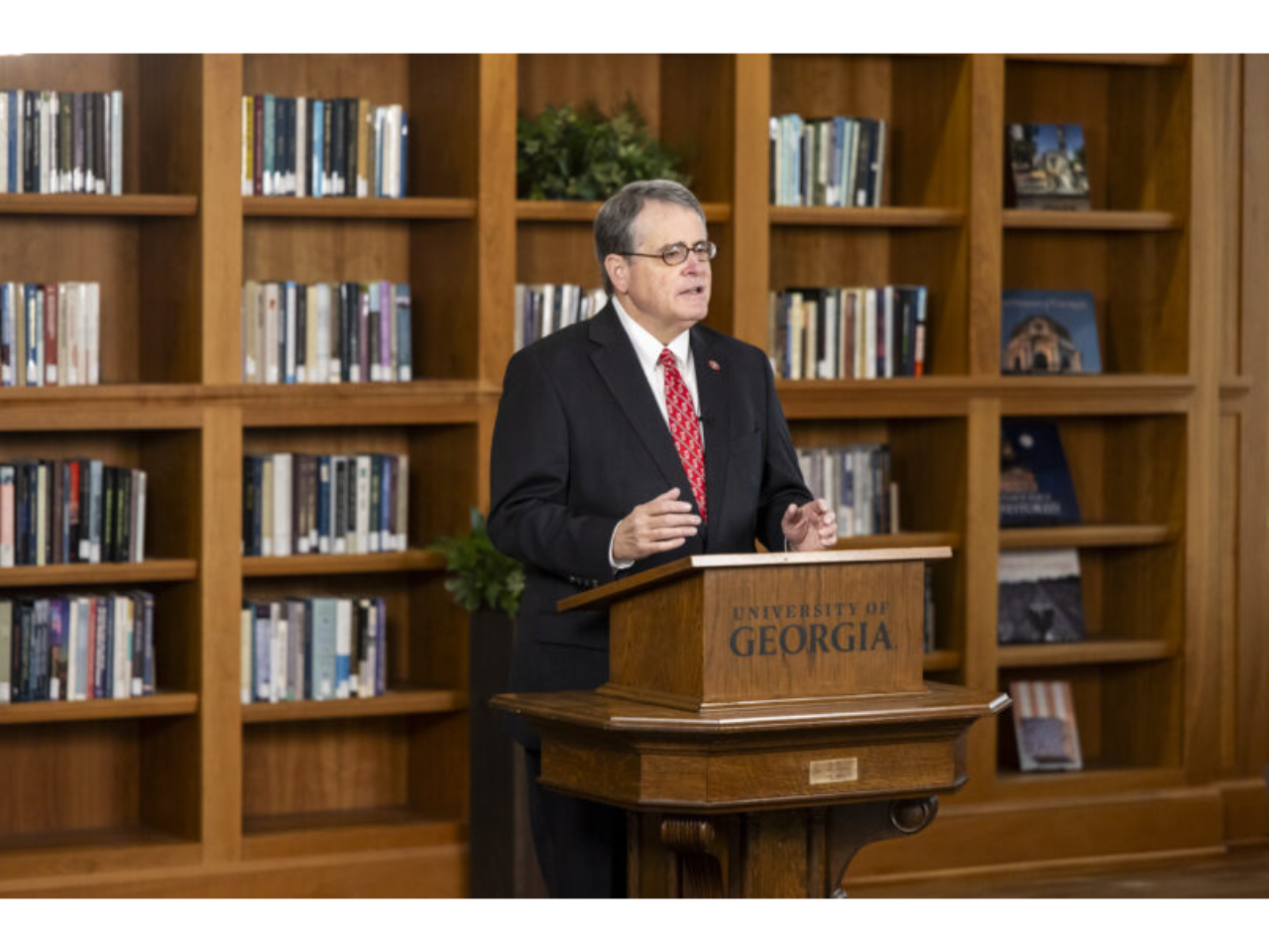 UGA President Jere W. Morehead delivers his 2025 State of the University Address.